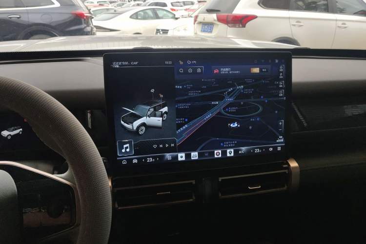 Used iCAR 03 2024 472km Four-Wheel Drive Long-Range Version Audio And AC Panel