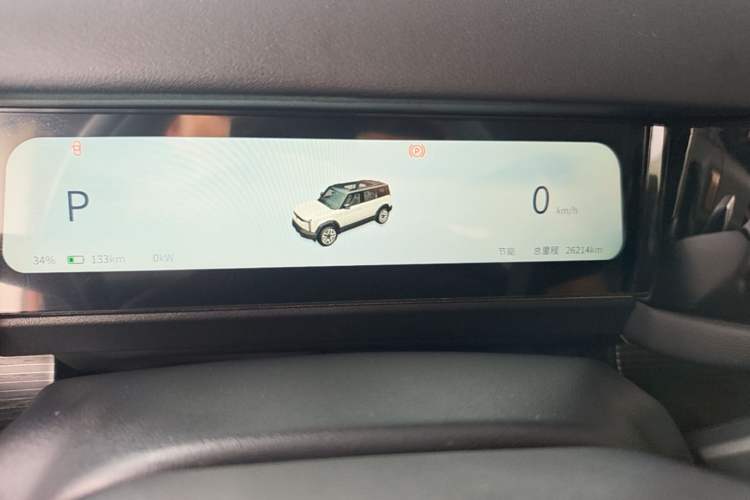 Used iCAR 03 2024 472km Four-Wheel Drive Long-Range Version Instrument Cluster