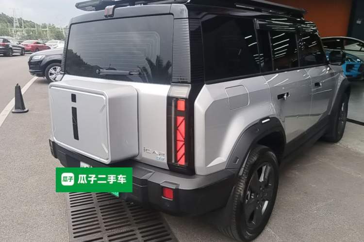 Used iCAR 03 2024 401km Two-Wheel Drive Standard Advanced Version Rear Right 45 Deg
