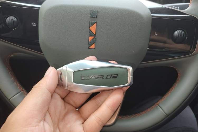 Used iCAR 03 2024 501km Two-Wheel Drive Long-Range Version Vehicle Key