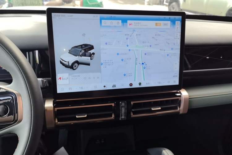 Used iCAR 03 2024 401km Range Two-Wheel Drive Standard Yuechao Version Audio And AC Panel