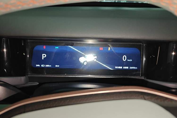 Used iCAR 03 2024 501km Four-wheel Drive Long-range Intelligent Driving Edition Instrument Cluster