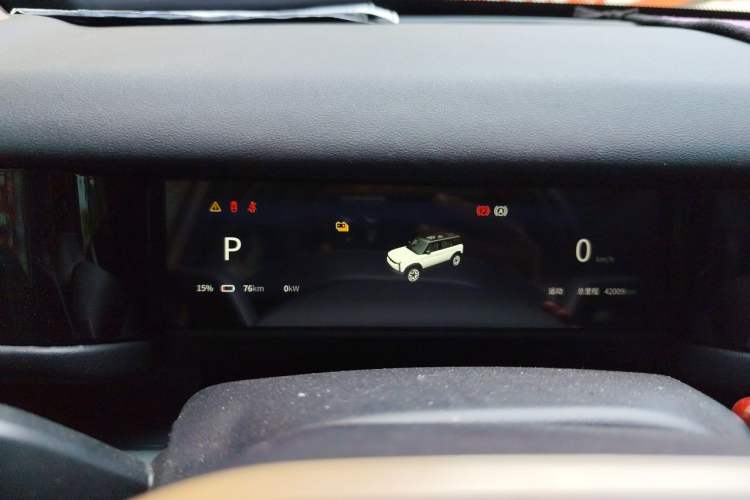 Used iCAR 03 2024 501km Four-wheel Drive Long-Range Advanced Version Instrument Cluster