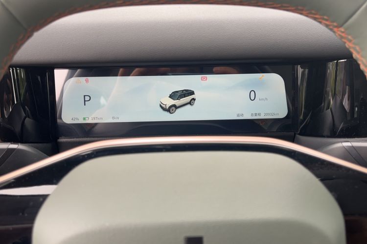 Used iCAR 03 2024 472km Four-Wheel Drive Long-Range Intelligent Advanced Version Odometer Close Up