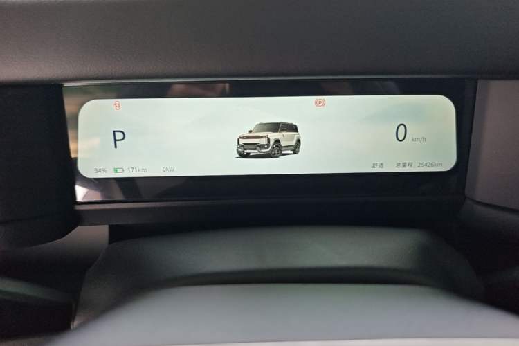 Used iCAR 03T 2024 501km Four-wheel Drive Long-Range Version Instrument Cluster