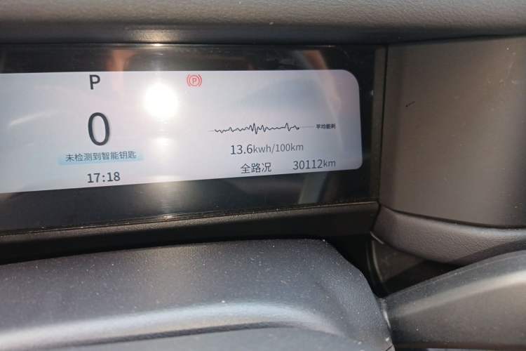 Used iCAR 03T 2024 501km Four-wheel Drive Long-Range Version Odometer Close Up