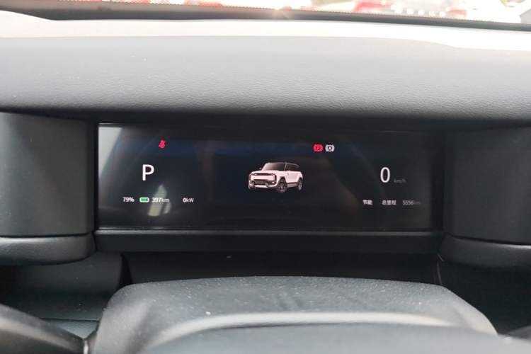 Used iCAR 03T 2024 501km Four-wheel Drive Long-Range Version Instrument Cluster