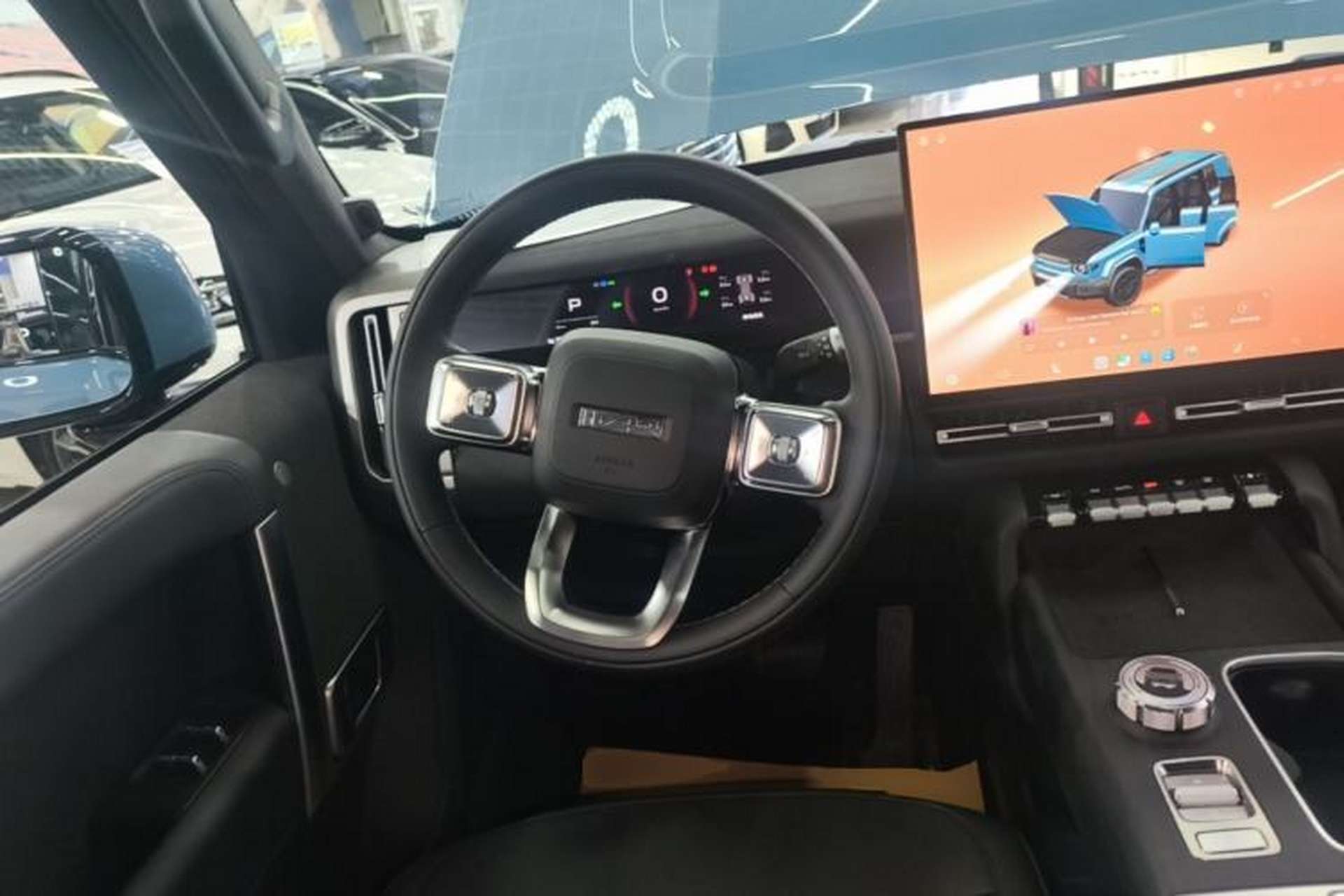 Used iCAR V27 2026 Model 210KM Two-Wheel Drive Falcon 500 Steering Wheel