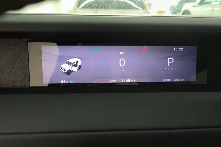 Used iCAR V23 2025 501 Four-Wheel Drive Intelligent Driving Version Odometer Close Up