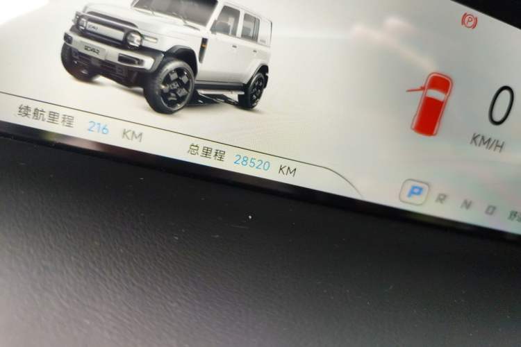 Used iCAR V23 2025 501 Four-Wheel Drive Intelligent Driving Version Odometer Close Up