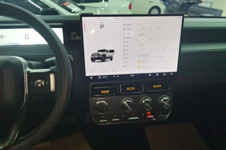 Used iCAR V23 2025 401 Two-Wheel Drive Advanced Edition Audio And AC Panel