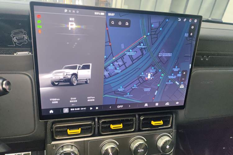 Used iCAR V23 2025 550 Two-Wheel Drive Intelligent Driving Version Audio And AC Panel