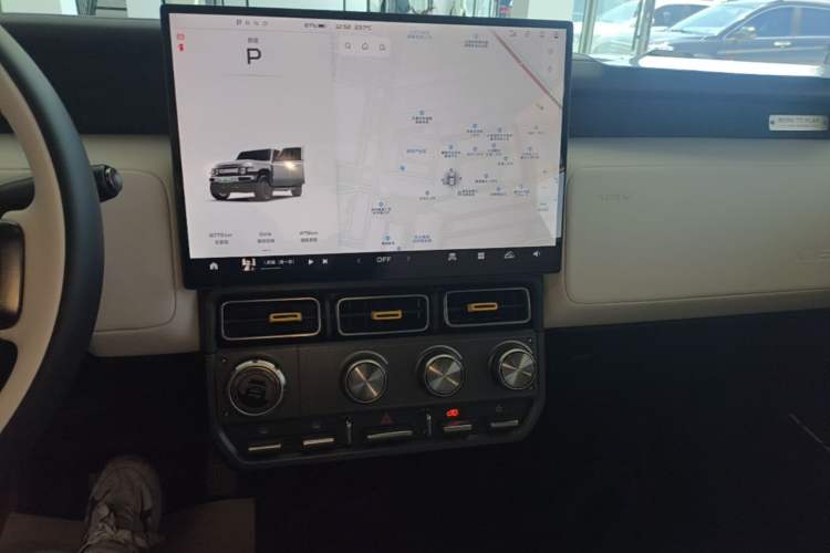 Used iCAR V23 2025 550 Two-Wheel Drive Intelligent Driving Version Audio And AC Panel