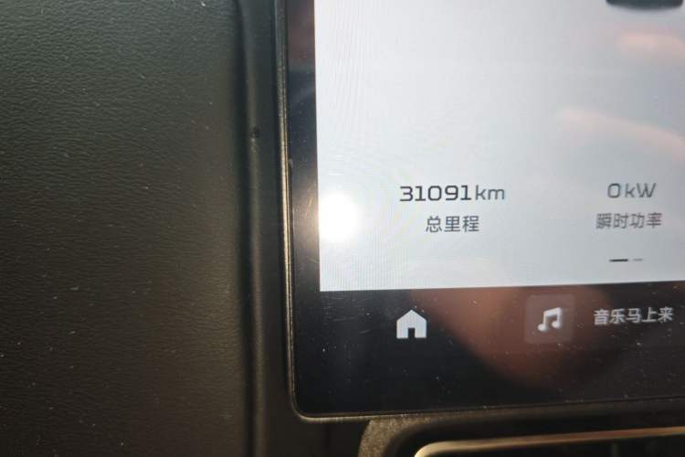 Used iCAR V23 2025 501 Four-Wheel Drive Intelligent Driving Version Odometer Close Up