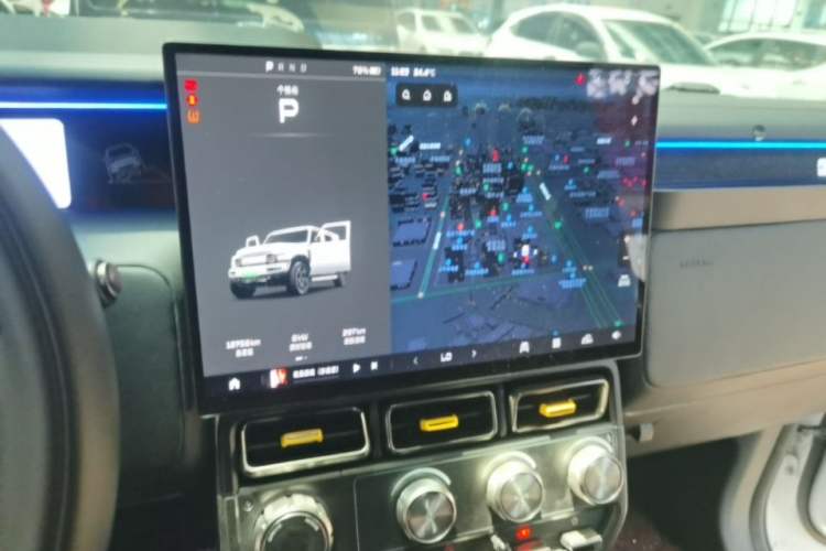 Used iCAR V23 2025 501 Four-Wheel Drive Advanced Version Audio And AC Panel