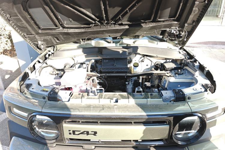 Used iCAR V23 2026 Model 401 Two-Wheel Drive Super Sports Edition Engine Bay