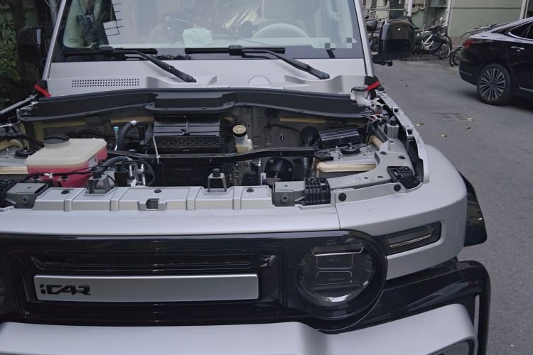 Used iCAR V23 2026 Model 550 Two-Wheel Drive Cyber Edition Engine Bay Left