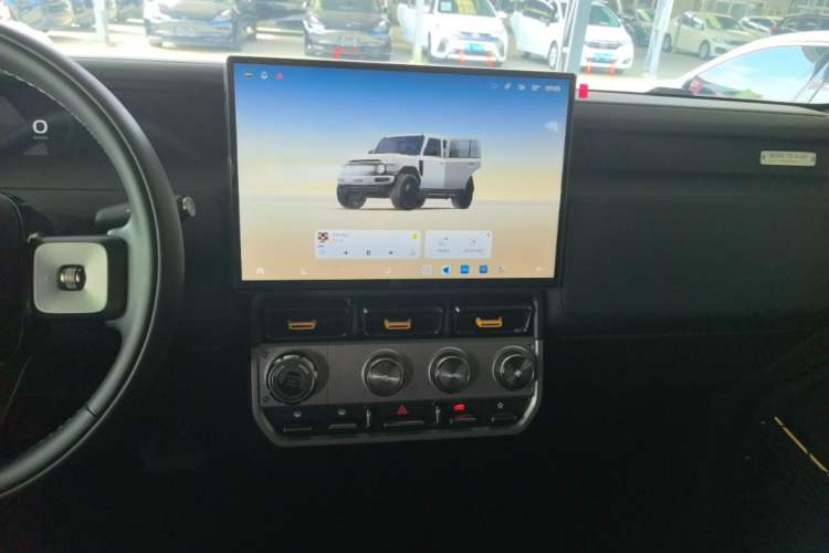 Used iCAR V23 2026 Model 550 Two-Wheel Drive Super Sports Edition Audio And AC Panel