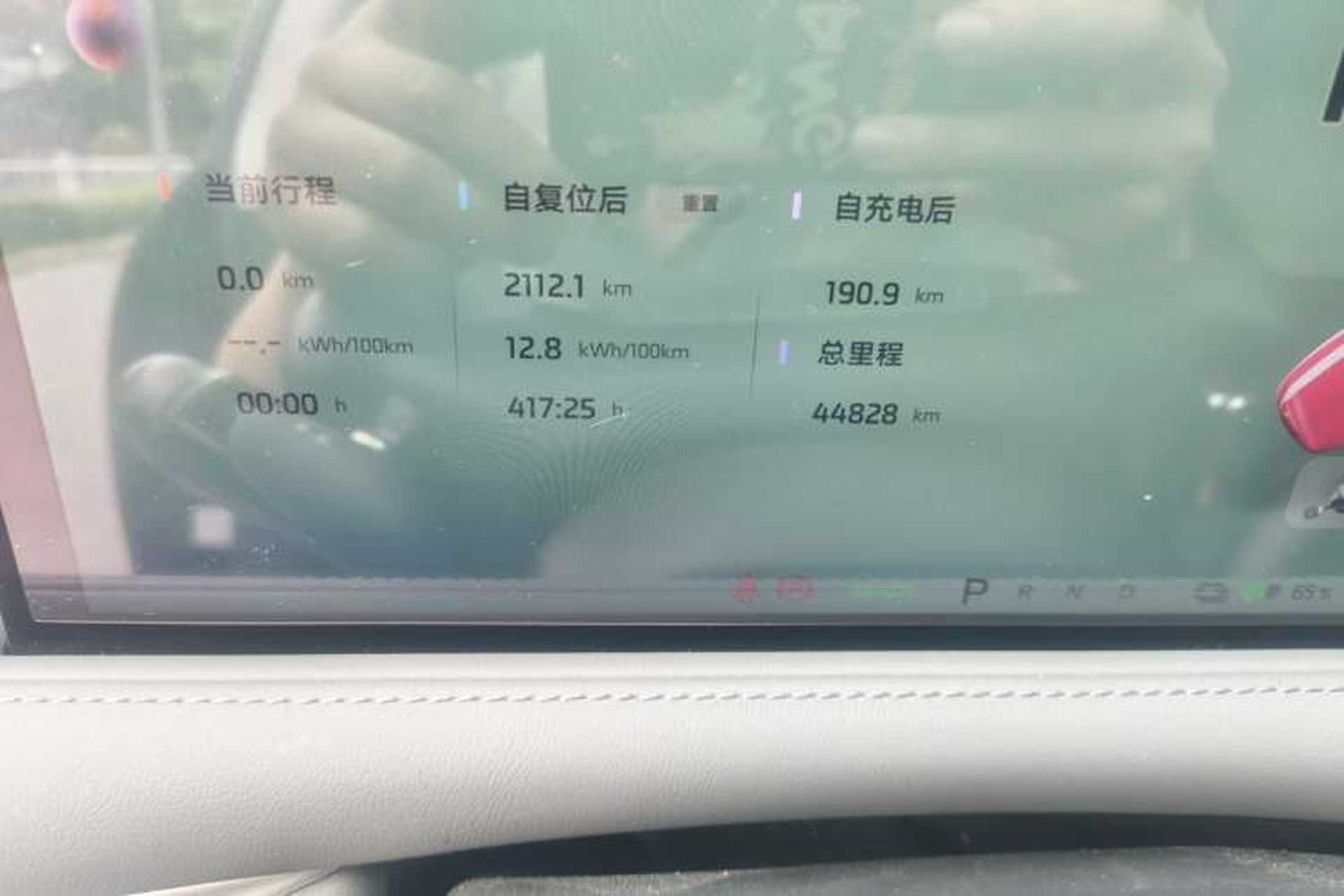 Used IM L6 2024 Max Extended-Range Version Odometer Close Up
