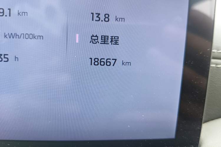 Used IM L6 2024 Max Standard Edition Odometer Close Up