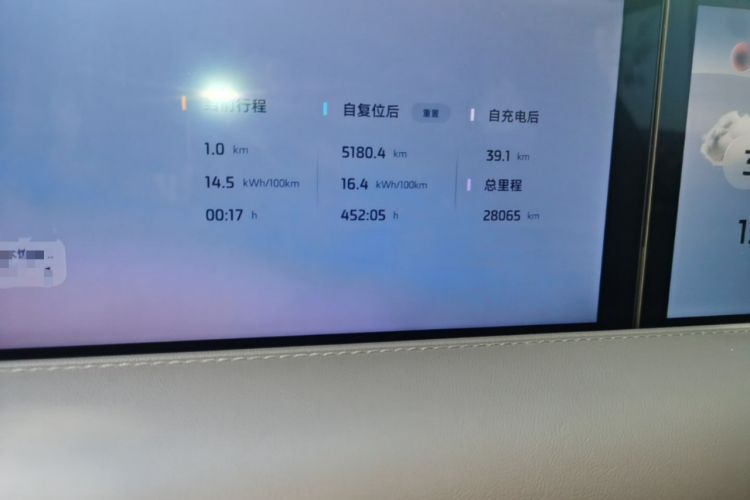 Used IM L6 2025 Ultra Model Odometer Close Up