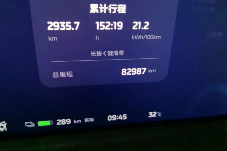Used IM L7 2022 Angel Wheel Edition Odometer Close Up