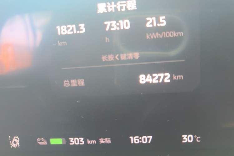 Used IM L7 2022 Pro Model Odometer Close Up