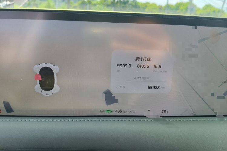 Used IM LS6 2023 Max Standard Edition Odometer Close Up