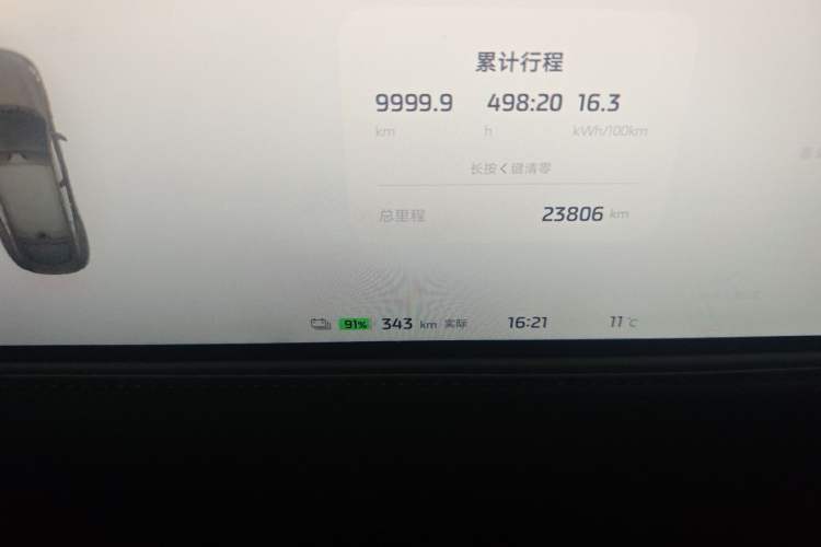Used IM LS6 2023 Max Standard Edition Odometer Close Up