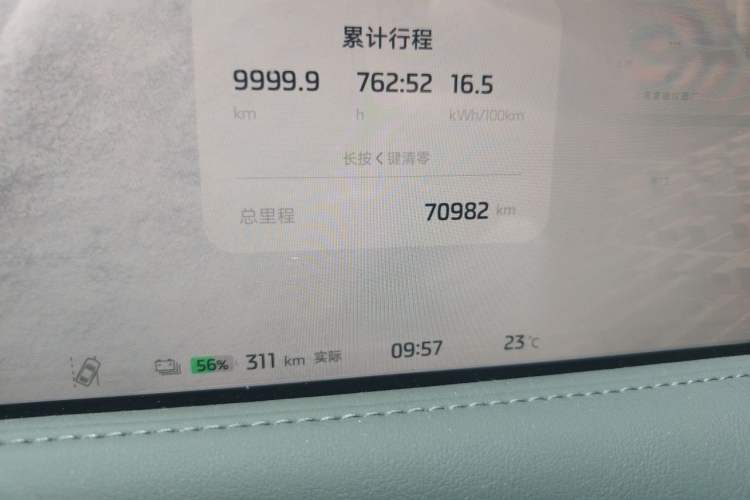 Used IM LS6 2023 Max Long-Range Version Odometer Close Up