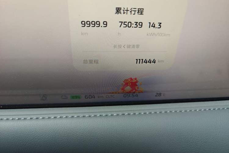 Used IM LS6 2023 Max Long-Range Version Odometer Close Up