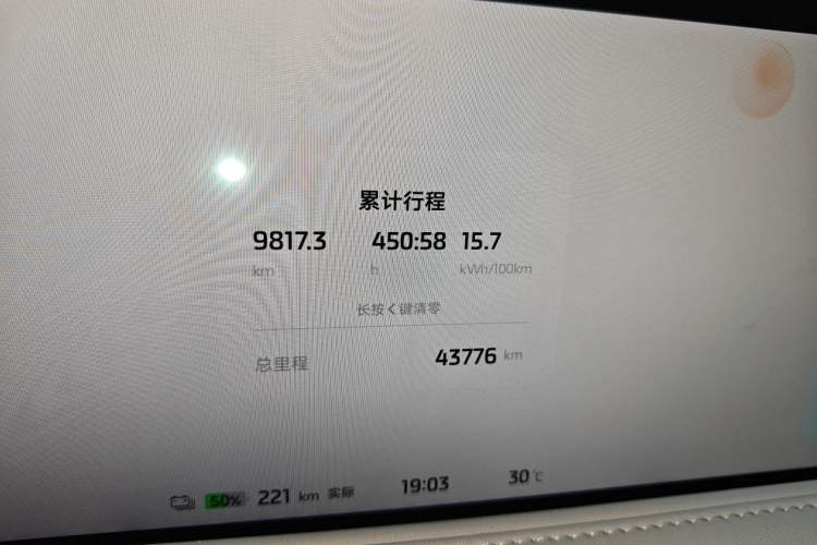 Used IM LS6 2023 Max Standard Edition Odometer Close Up