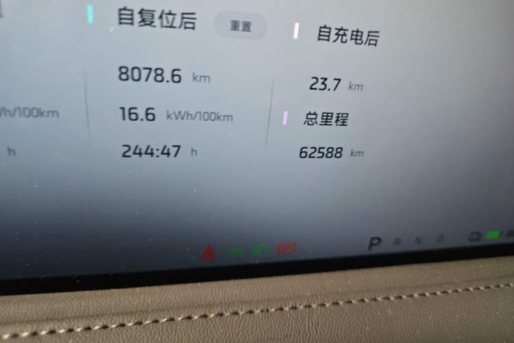 Used IM LS6 2025 Ultra-Powerful Lingxi Intelligent Enjoyment Edition Odometer Close Up