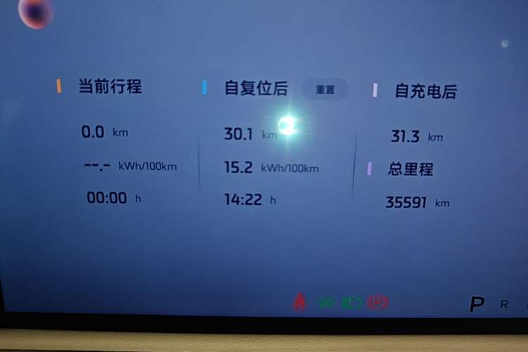 Used IM LS6 2025 Lingxi Intelligent Driving Edition Odometer Close Up