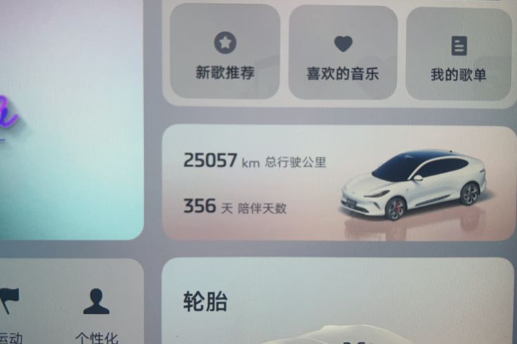 Used IM LS6 2025 Lingxi Intelligent Driving Edition Odometer Close Up