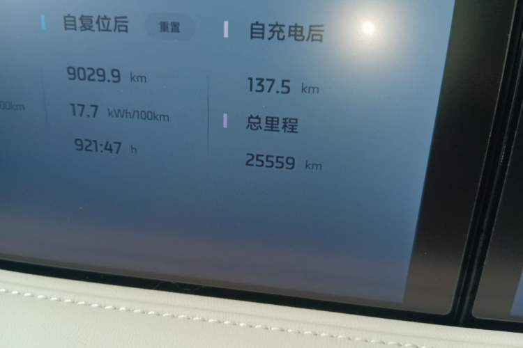 Used IM LS6 2025 Ultra-Powerful Lingxi Intelligent Enjoyment Edition Odometer Close Up