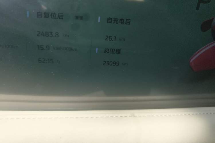 Used IM LS6 2025 Ultra-Powerful Lingxi Intelligent Enjoyment Edition Odometer Close Up