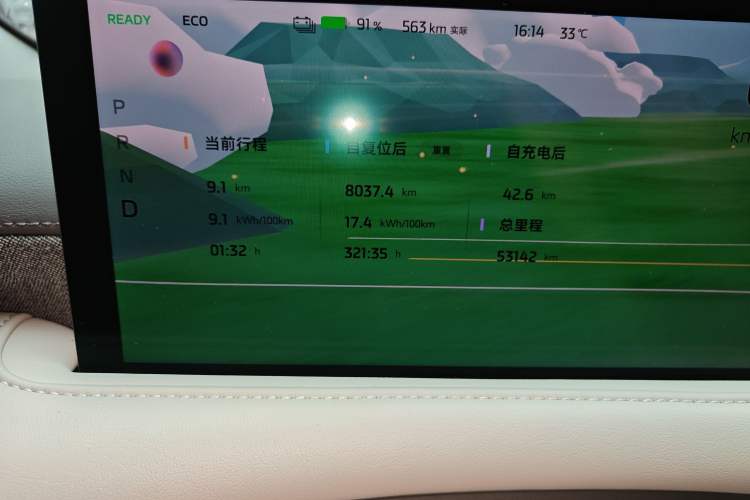 Used IM LS6 2025 Ultra-Long Range Lingxi Intelligent Driving Edition Odometer Close Up