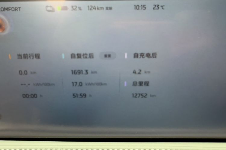 Used IM LS6 2025 Long-Range Lingxi Smart Enjoyment Edition Odometer Close Up