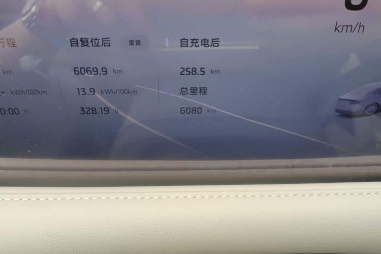 Used IM LS6 2025 Long-Range Lingxi Smart Enjoyment Edition Odometer Close Up