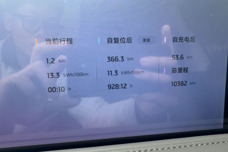 Used IM LS6 2025 Long-Range Lingxi Smart Enjoyment Edition Odometer Close Up