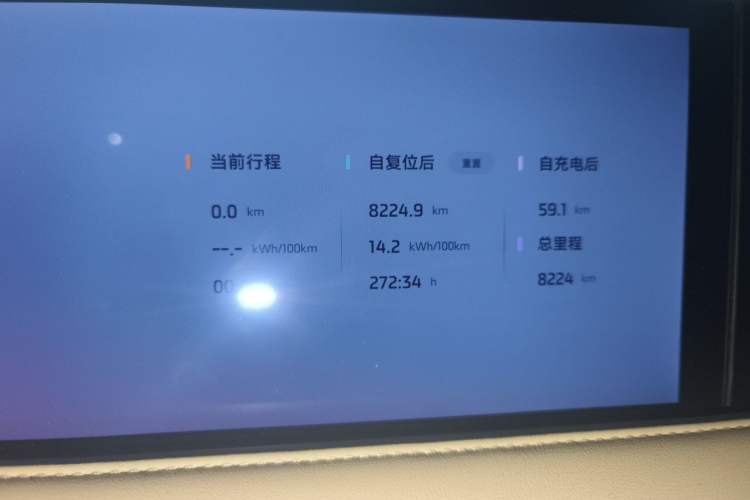 Used IM LS6 2025 Long-Range Lingxi Smart Enjoyment Edition Odometer Close Up