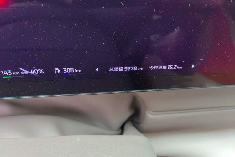 Used IM LS6 2026 Model Range-Extending 52 Max Odometer Close Up