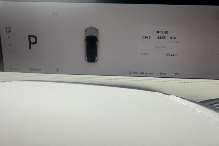 Used IM LS7 2023 77 kWh Urban Fit Rear-Wheel Drive Odometer Close Up