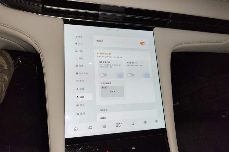 Used IM LS7 2023 90 kWh Elite Rear-Drive Version Audio And AC Panel