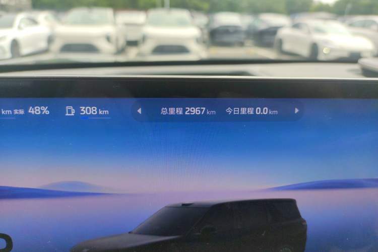 Used IM Zhiji LS8 2026 Model 52 Max+ Tech Flagship Five-Seat Odometer Close Up