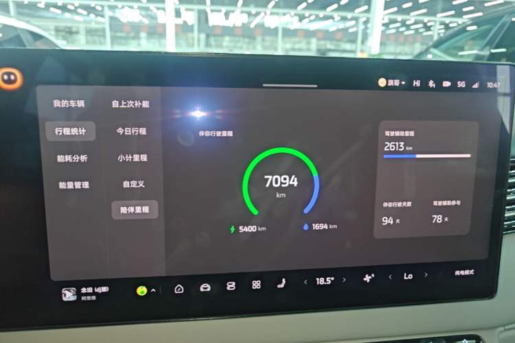 Used IM Zhiji LS8 2026 Model 66 Ultra Luxury Six-Seat Instrument Cluster