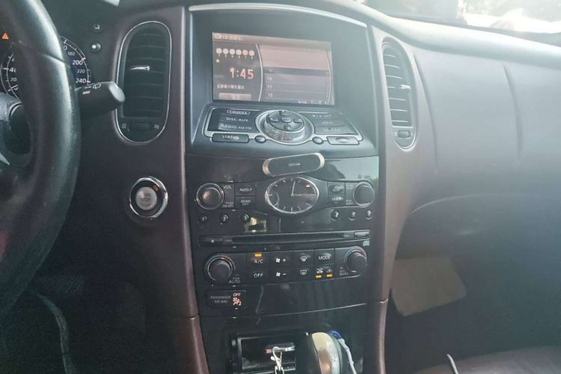 Used Infiniti EX 2013 EX25 Two-Wheel-Drive Elegant Edition Audio And AC Panel