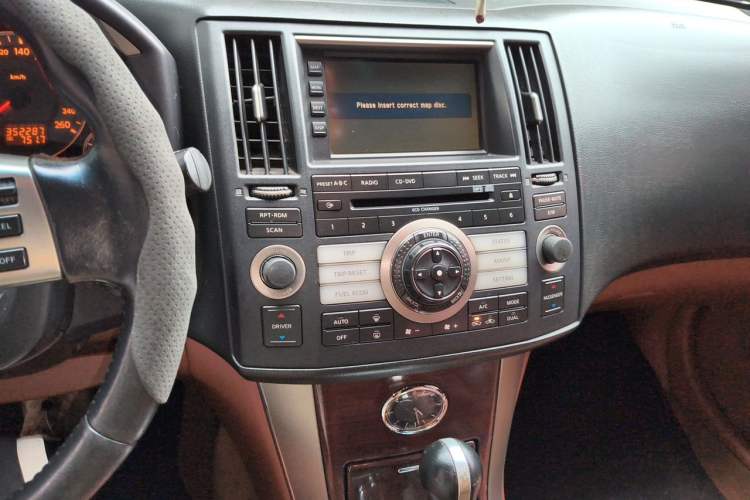 Used Infiniti FX 2007 FX35 Supreme Edition Audio And AC Panel