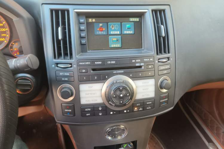 Used Infiniti FX 2007 FX35 Supreme Edition Audio And AC Panel
